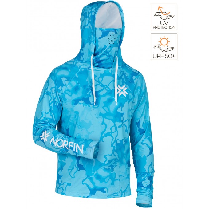 Джемпер NORFIN SUN PRO HALIBUT HOODIE 01 р.S 135001-S