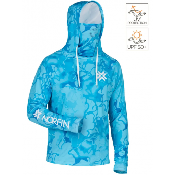 Джемпер NORFIN SUN PRO WAVES HOODIE BLUE р.L Джемпер NORFIN SUN PRO WAVES HOODIE BLUE р.L